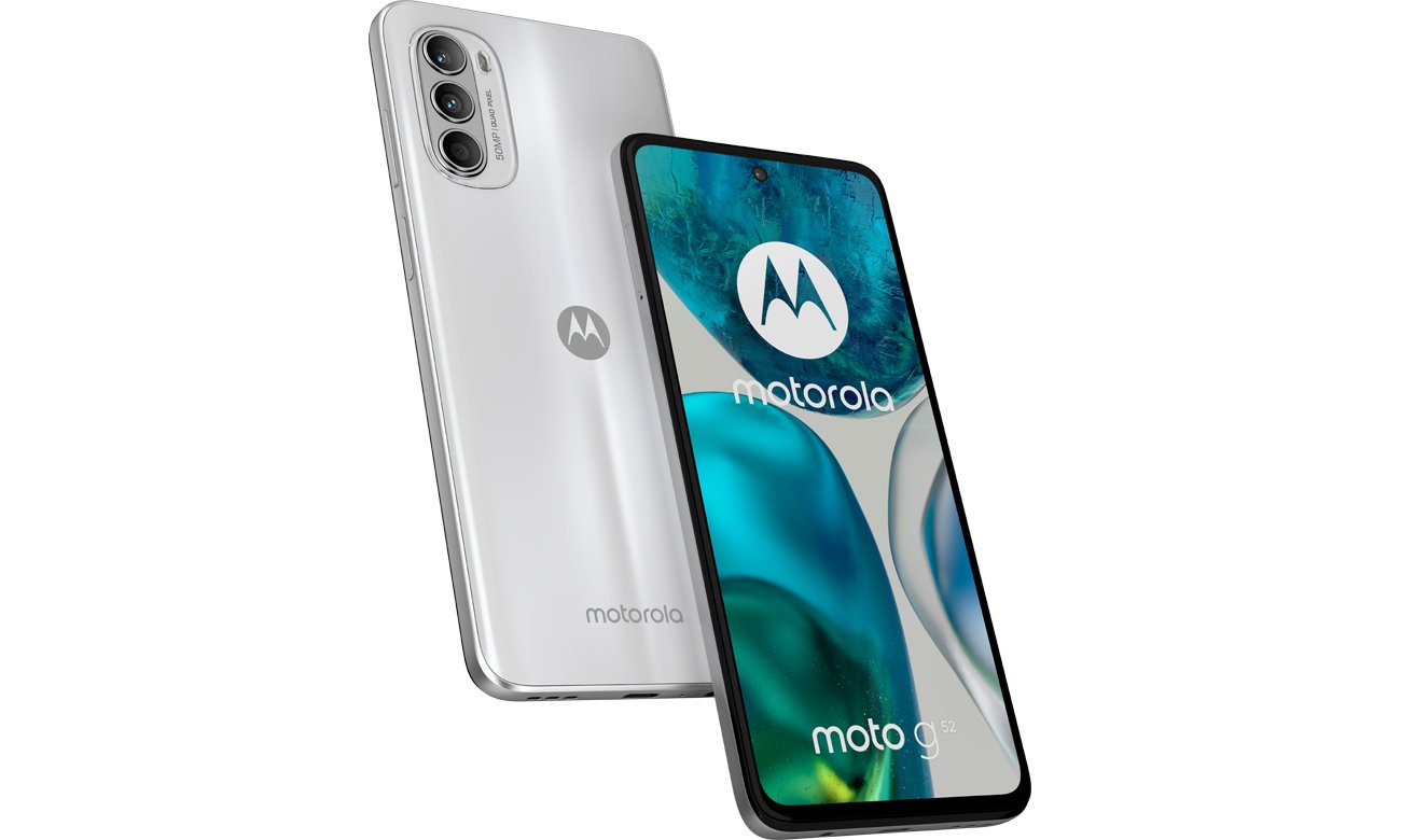 Smartfon Motorola Moto G52 Metallic White