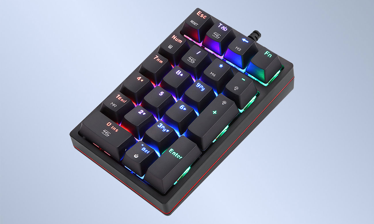 Motospeed K24 widok z góry pod kątem