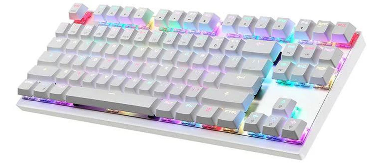 Motospeed K82 RGB widok z góry pod kątem