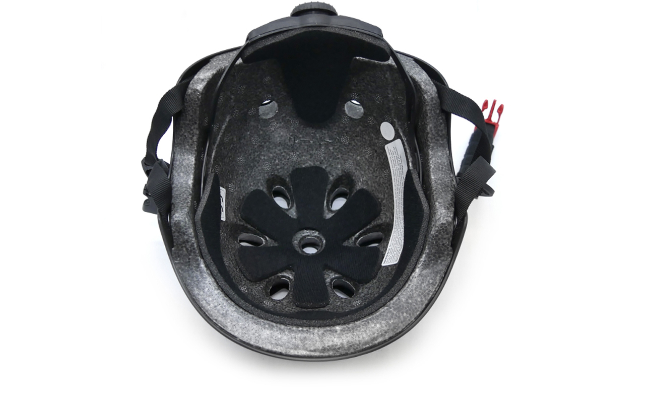 Kask regulowany Motus Czarny - Widok wnętrza