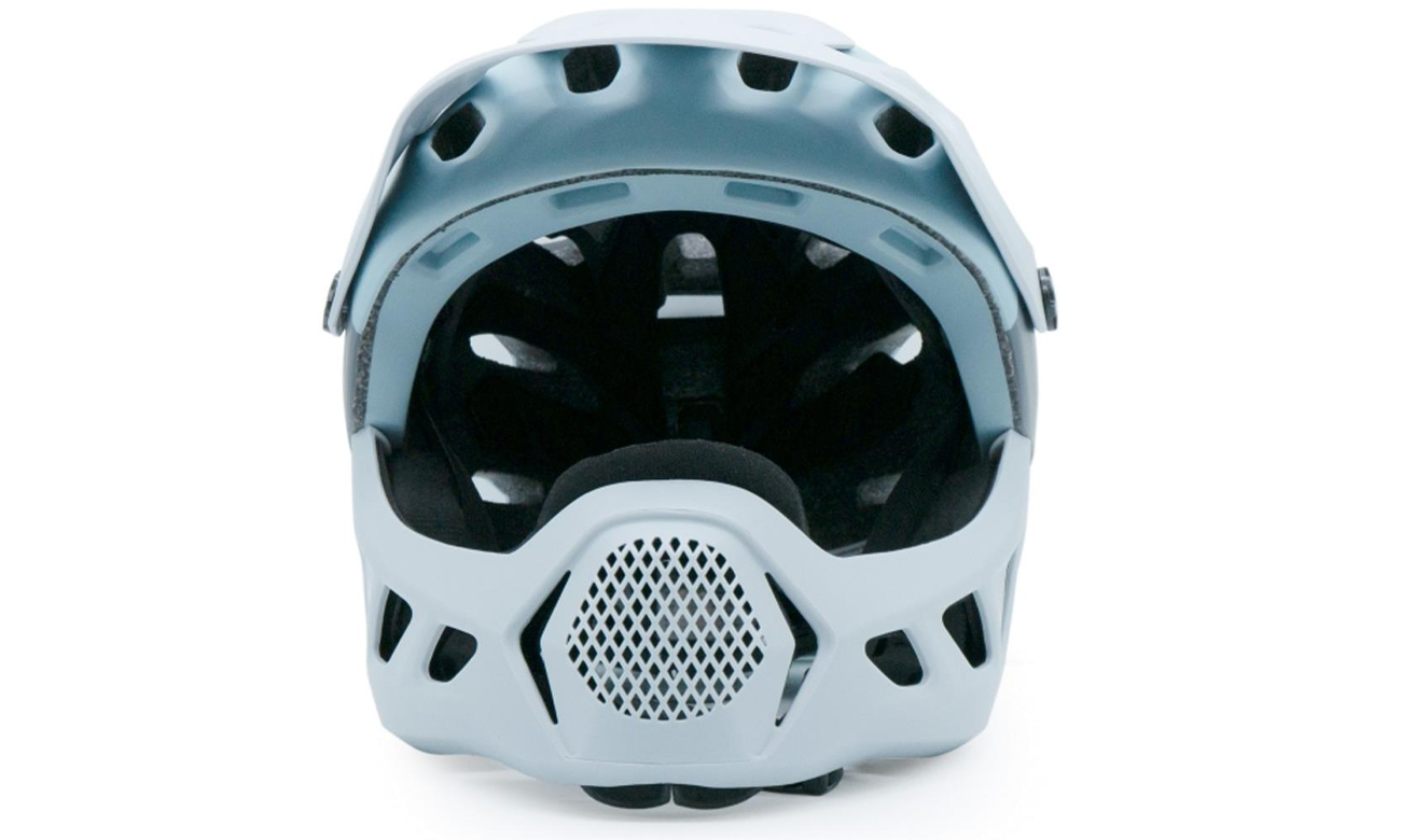 Kask szczękowy Motus Full face MTB Szary M/L - Widok od przodu