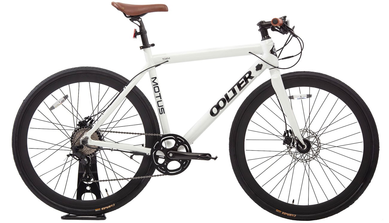 Rower elektryczny Motus Oolter Torm White - Widok prawego boku