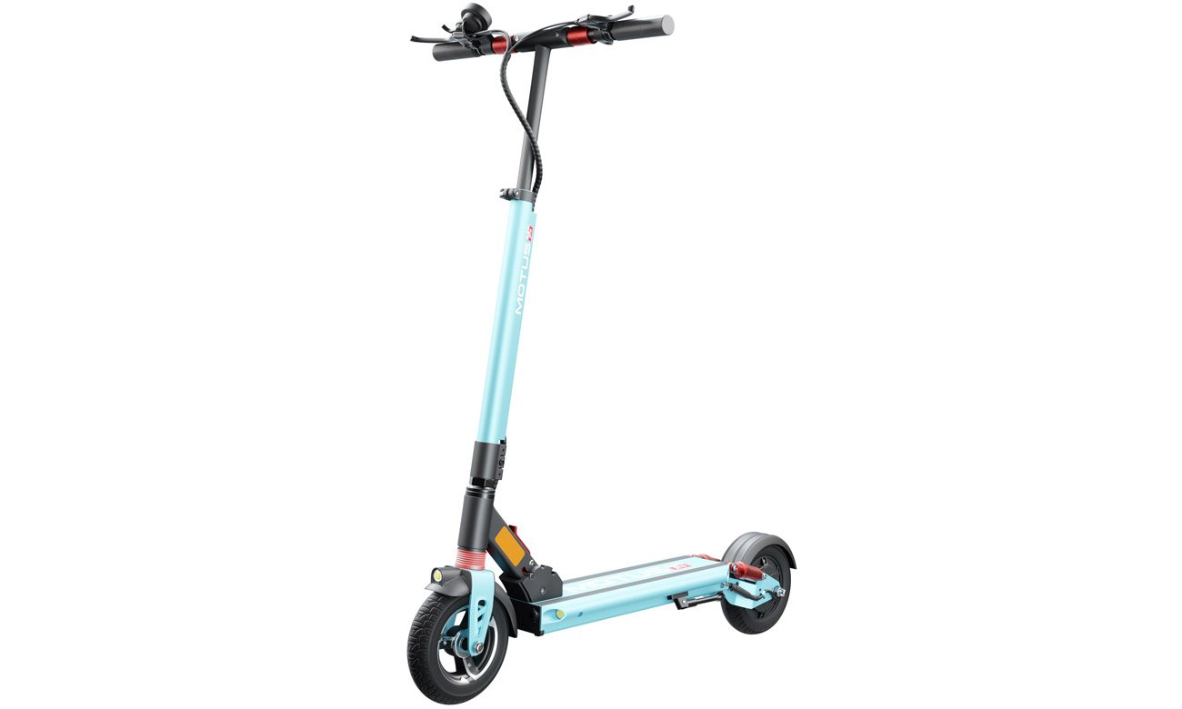 Hulajnoga elektryczna Motus Pro 8.5 Lite Blue - Widok od przodu pod kątem