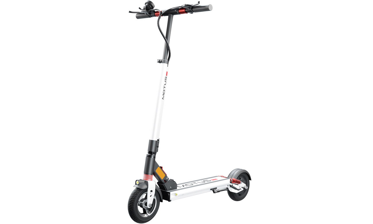 Hulajnoga elektryczna Motus Pro 8.5 Lite White - Widok od przodu pod kątem