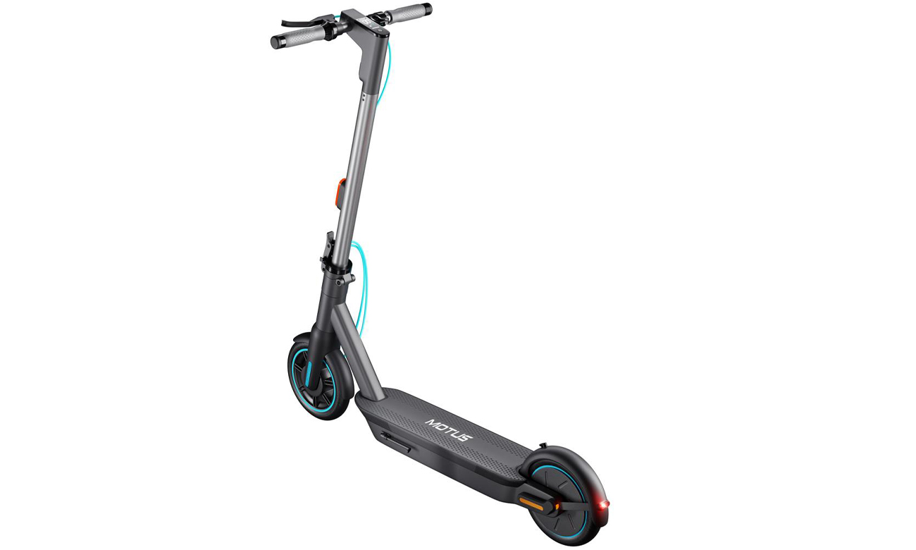Hulajnoga elektryczna Motus Scooty 10 2023 - Widok od tyłu pod kątem