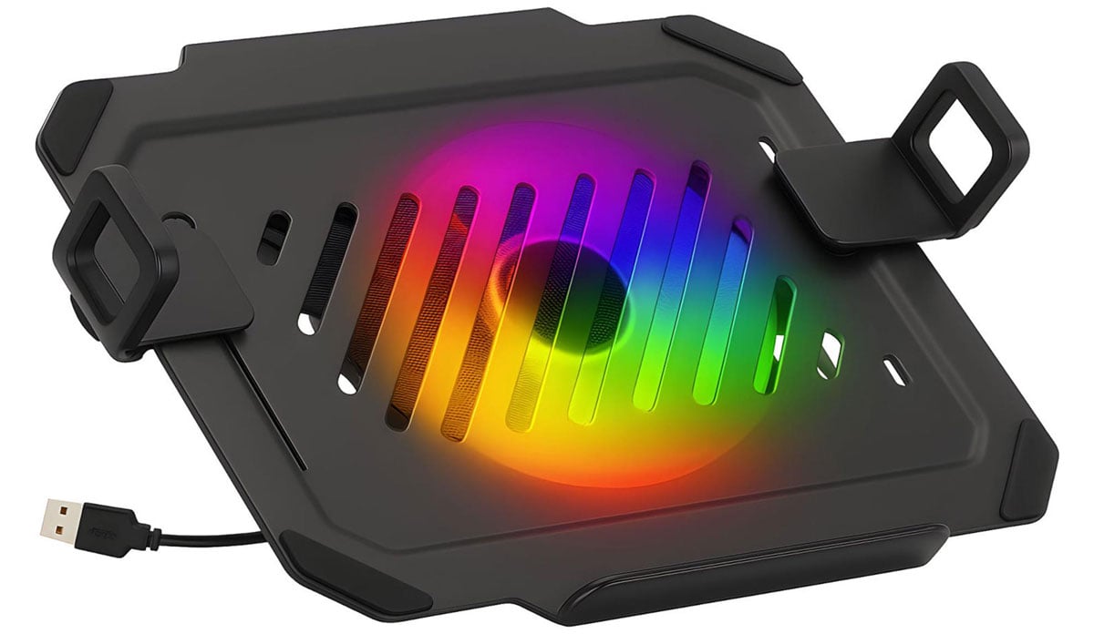 Mozos LP-RGB podstawka pod laptop do uchwytów biurkowych