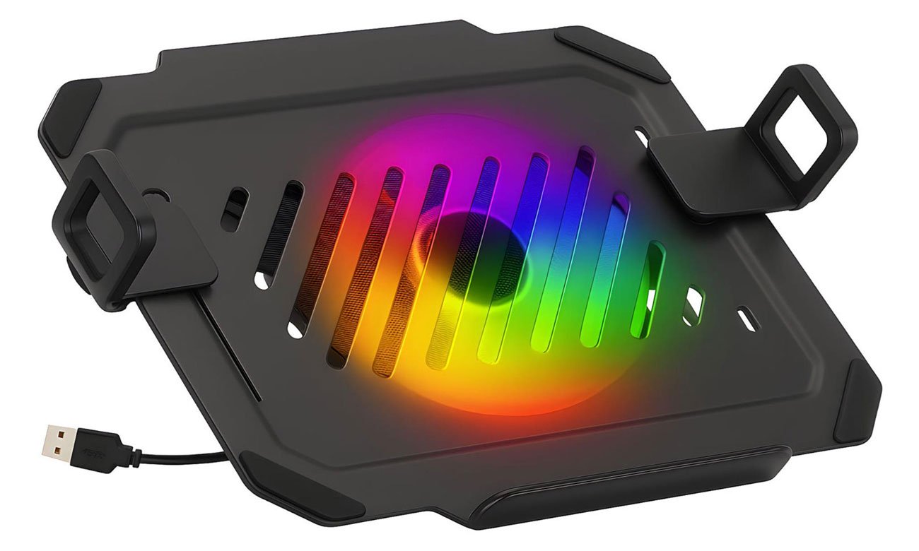 Mozos LP-RGB podstawka pod laptop do uchwytów biurkowych