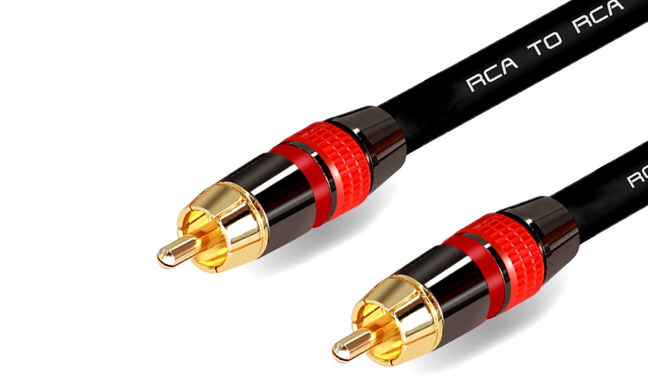 Kabel Mozos RCA - RCA 3m - Złącza