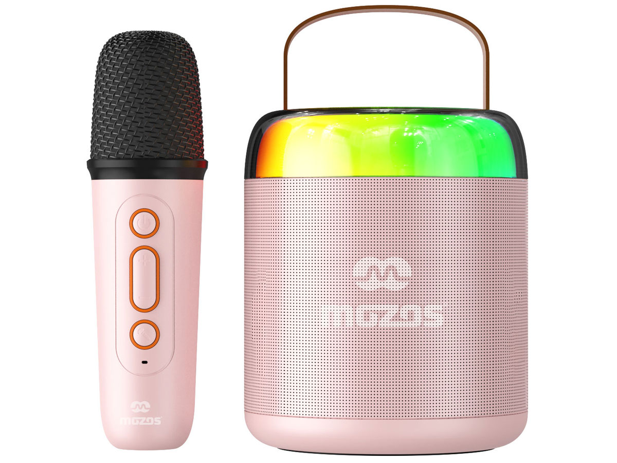 Mozos MK-PINK głośnik przenośny z mikrofonem