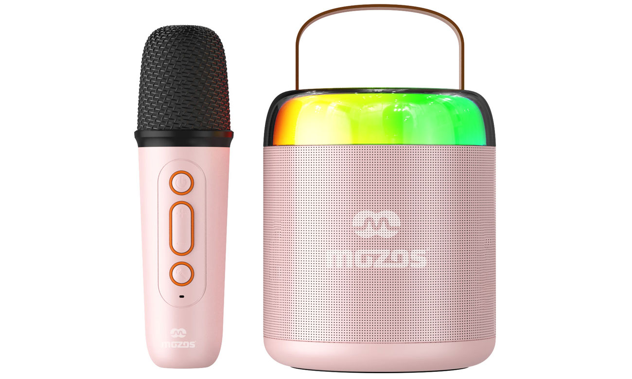 Mozos MK-PINK głośnik przenośny z mikrofonem
