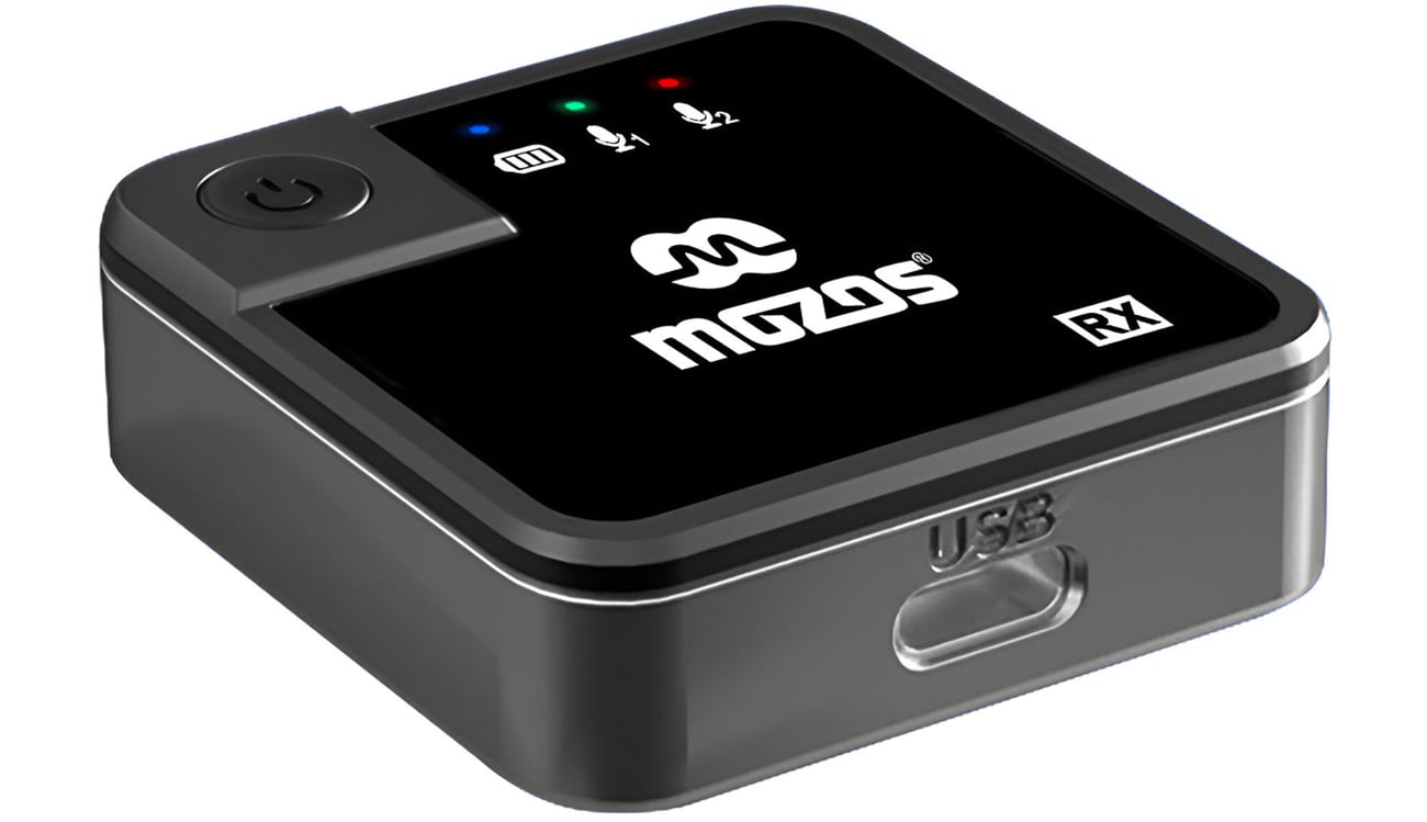 Mikrofon bezprzewodowy 2,4 GHz Mozos MX1 - Widok od dołu pod kątem