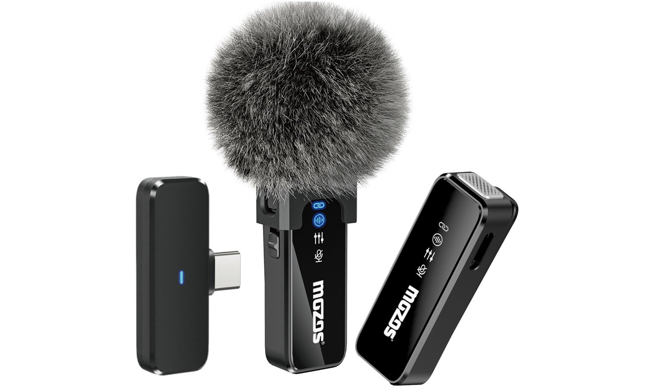 Mozos MX2-DUAL mikrofony bezprzewodowe do telefonu