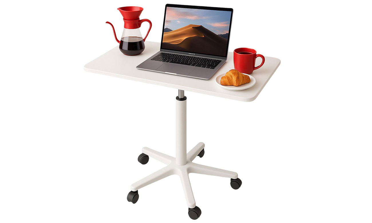 Mozos SPM4-WH mobilny stolik pod laptop z regulacją biały