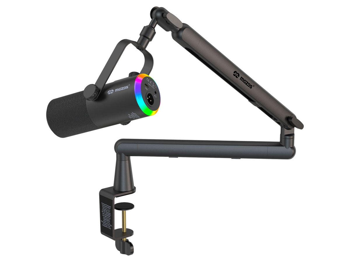 Zestaw mikrofonowy ze statywem XLR USB Mozos TAM8