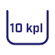 Pojemność 10 kpl.