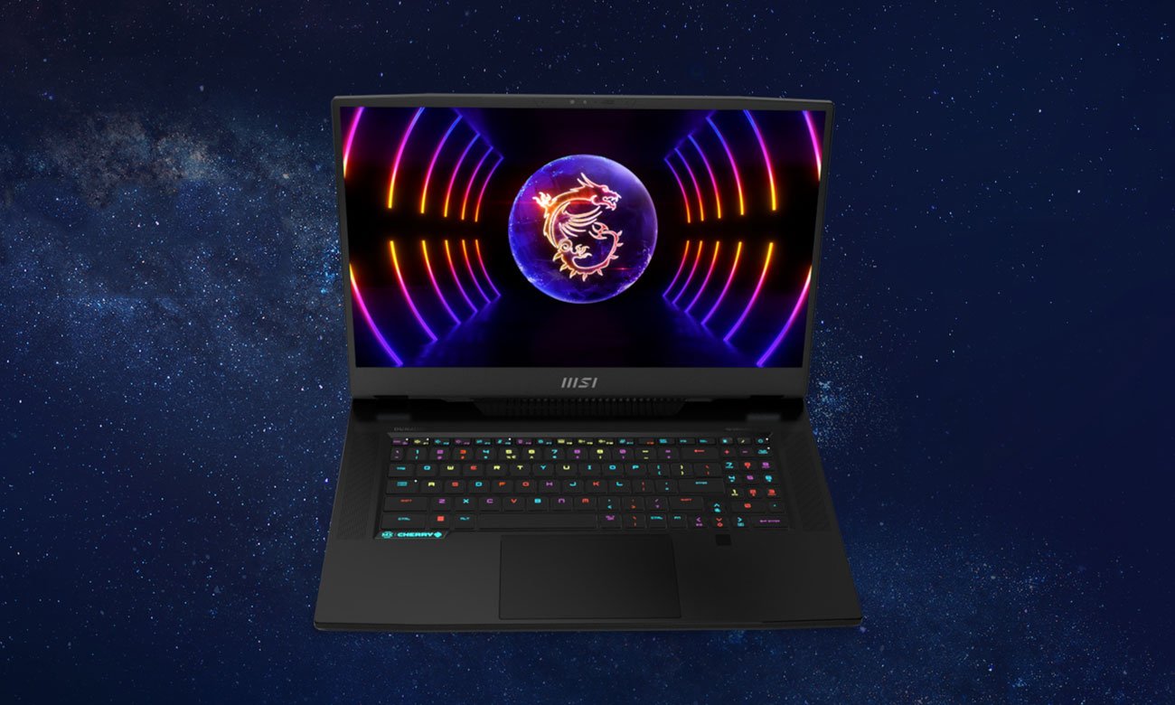 MSI GT77 ekran i klawiatura