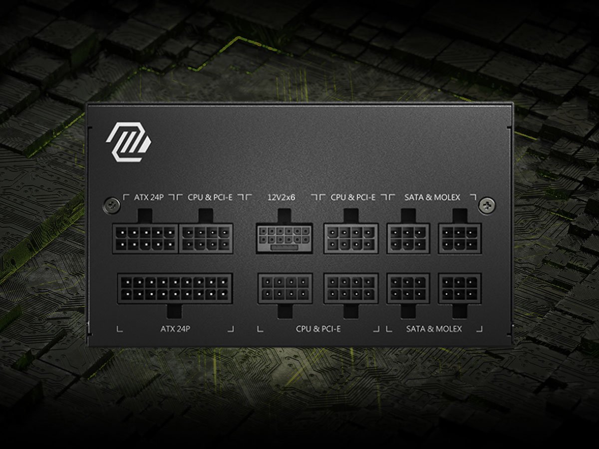MSI MSI A850GL II 850 W 80 Plus Gold ATX 3.1
