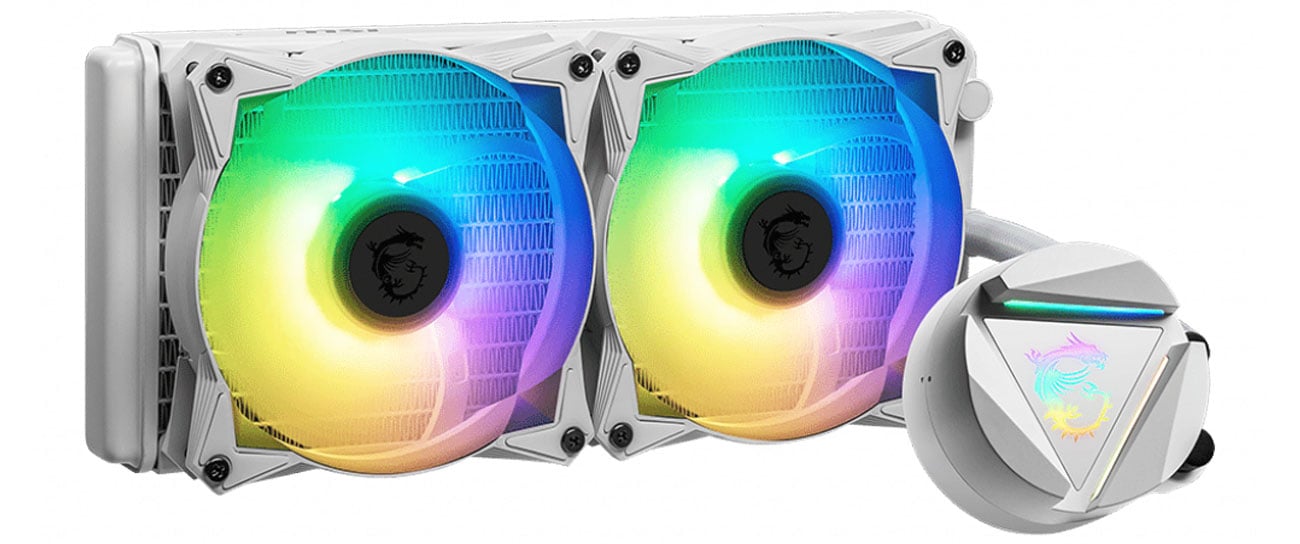 MSI MAG Core Liquid 240R V2 widok z boku