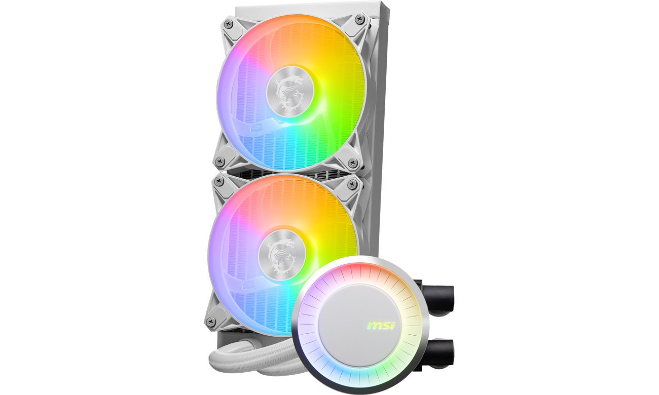 MSI MAG Coreliquid E240 White White radiator