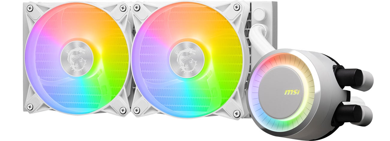 MSI MAG Coreliquid E240 White 2x 120 mm 306-7ZW5E11-C24