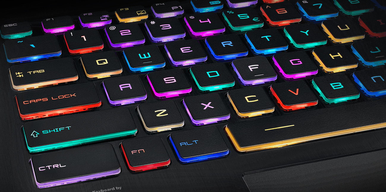 MSI GT63 gamingowa klawiatura RGB