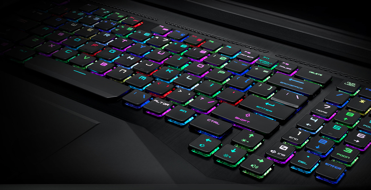 MSI GT75 gamingowa klawiatura RGB