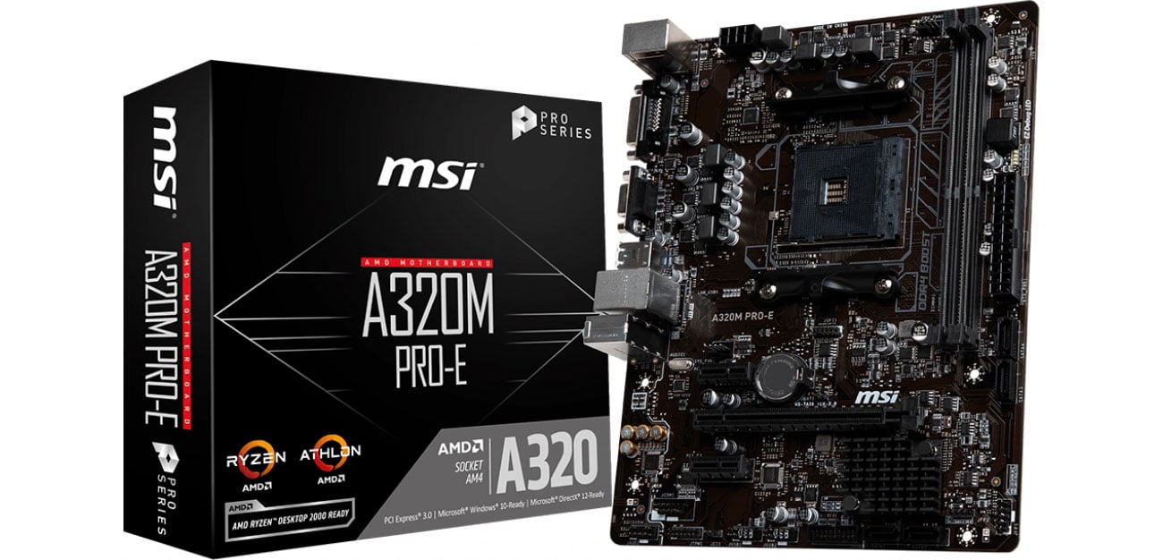 Płyta główna Socket AM4 MSI A320M PRO-E