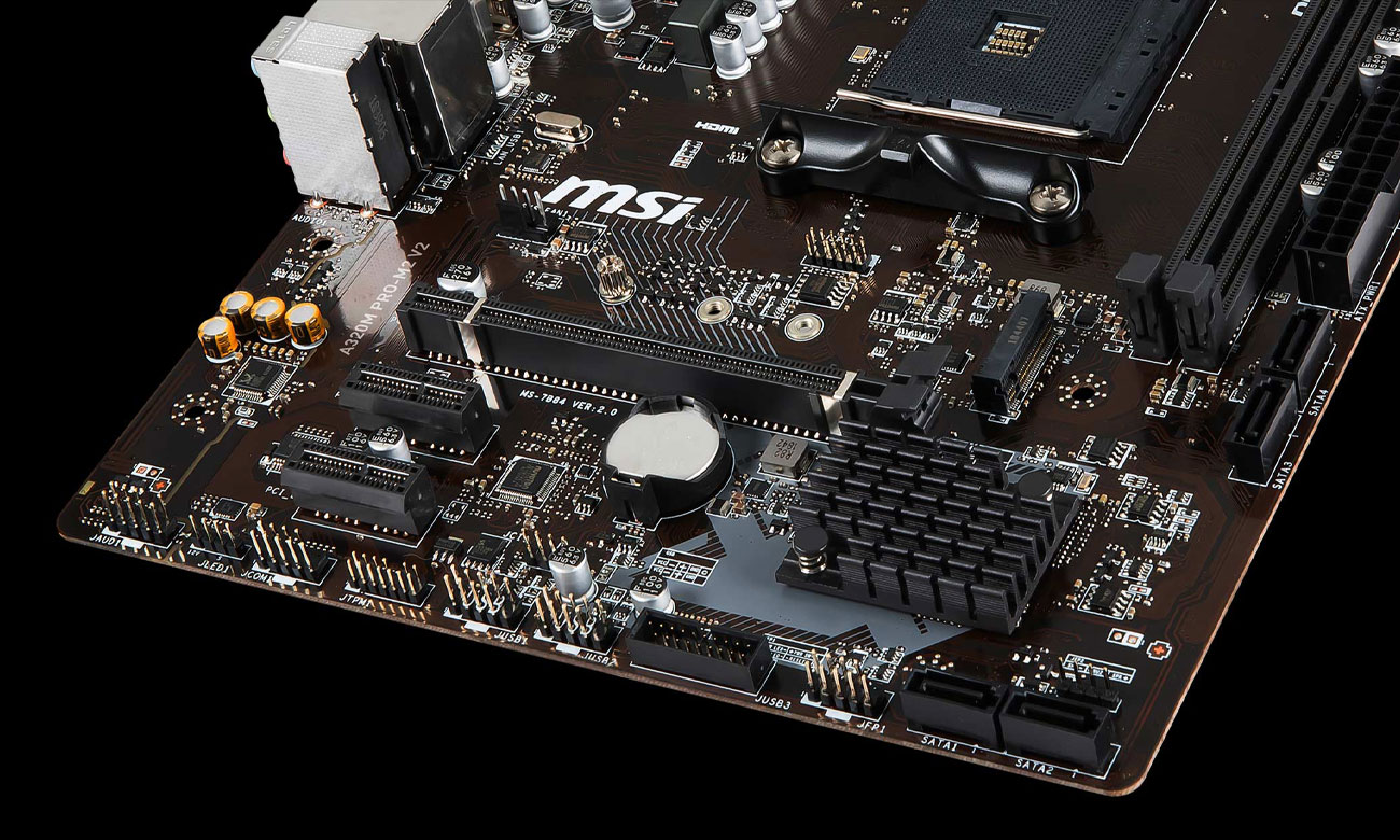 MSI A320M PRO M2 V2 P yty g wne Socket AM4 Sklep komputerowy