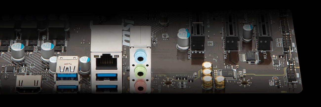MSI A320M PRO-M2 V2 Dźwięk Audio Boost