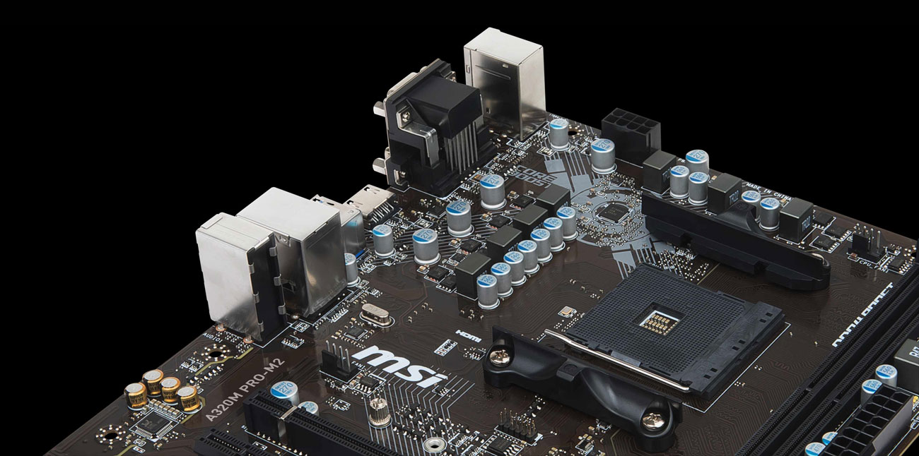 MSI A320M PRO-M2 Sekcja zasilania