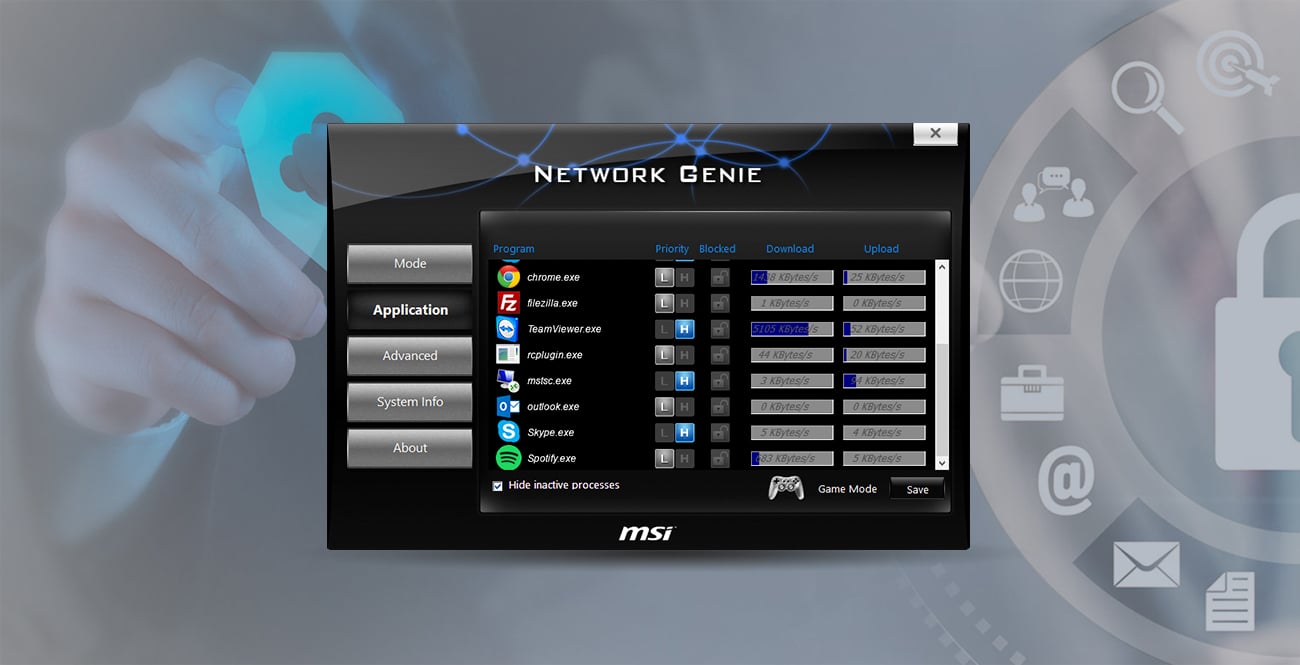 MSI A320M PRO-VD/S Network Genie