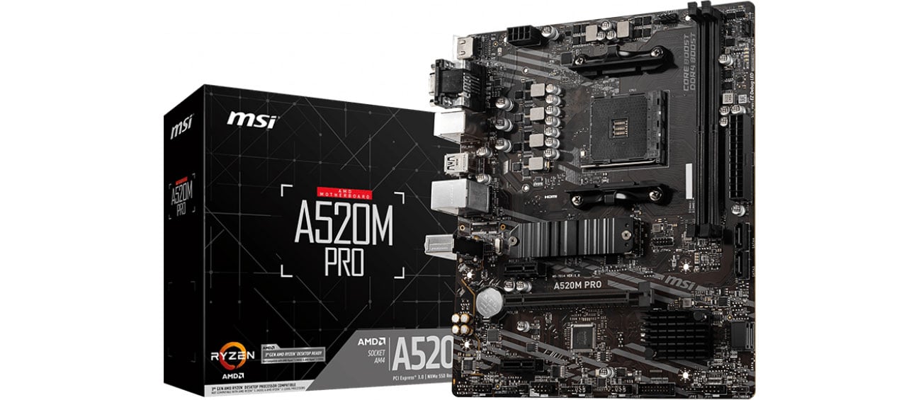 Płyta główna Socket AM4 MSI A520M PRO
