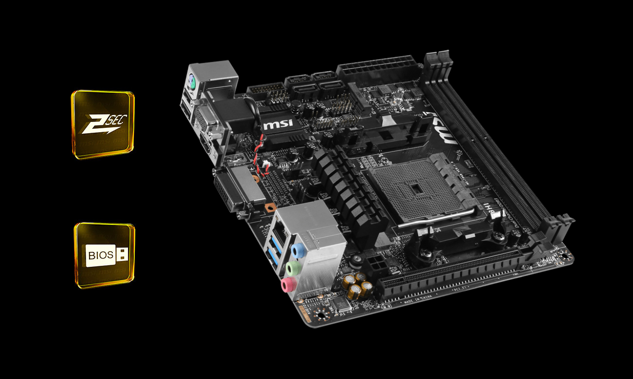 MSI A68HI M-Flash Fast Boot