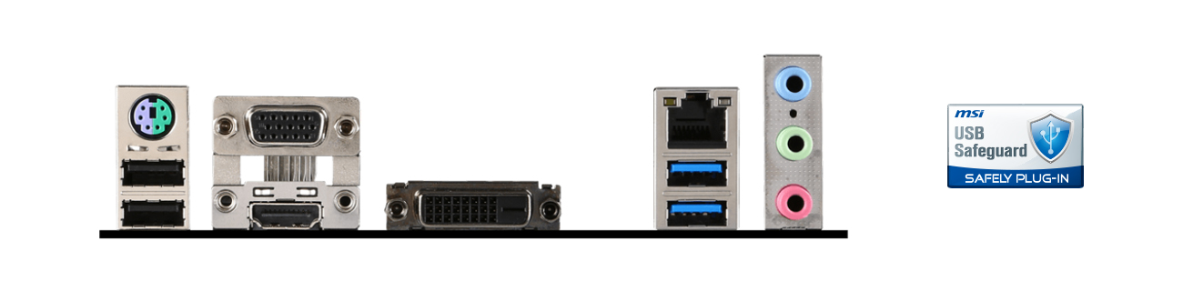 MSI A68HI USB Safeguard