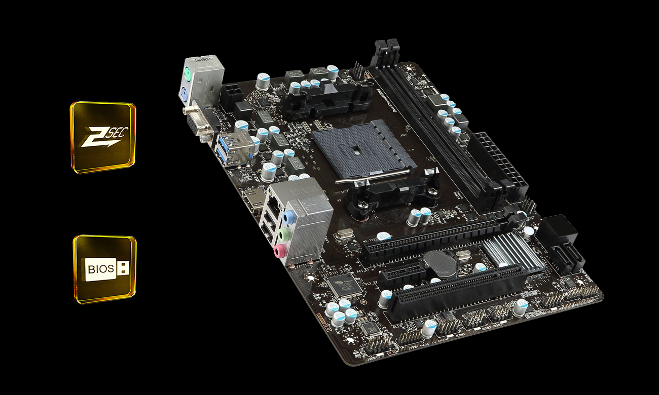 MSI A68HM-E33 V2 M-Flash Fast Boot