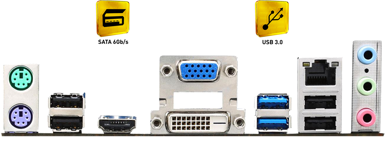 MSI A78-G41 PC MATE SATA 3 USB 3.0