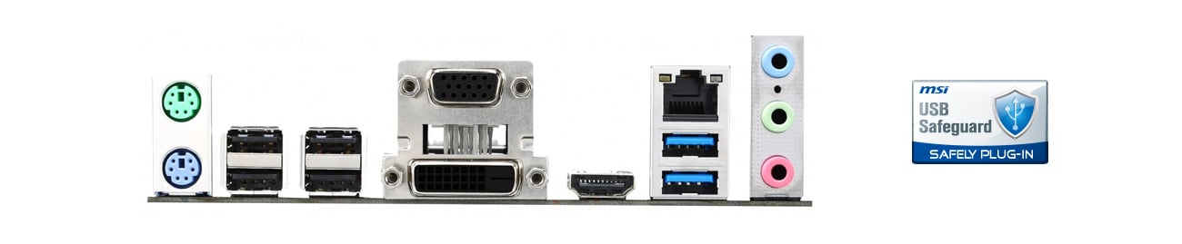 MSI A88XM-E35 V2 USB Safeguard