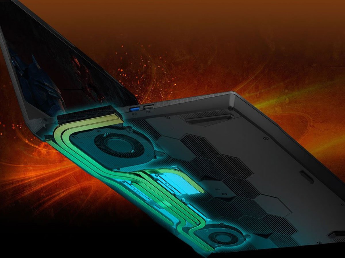 Laptop MSI Katana 15 chłodzenie