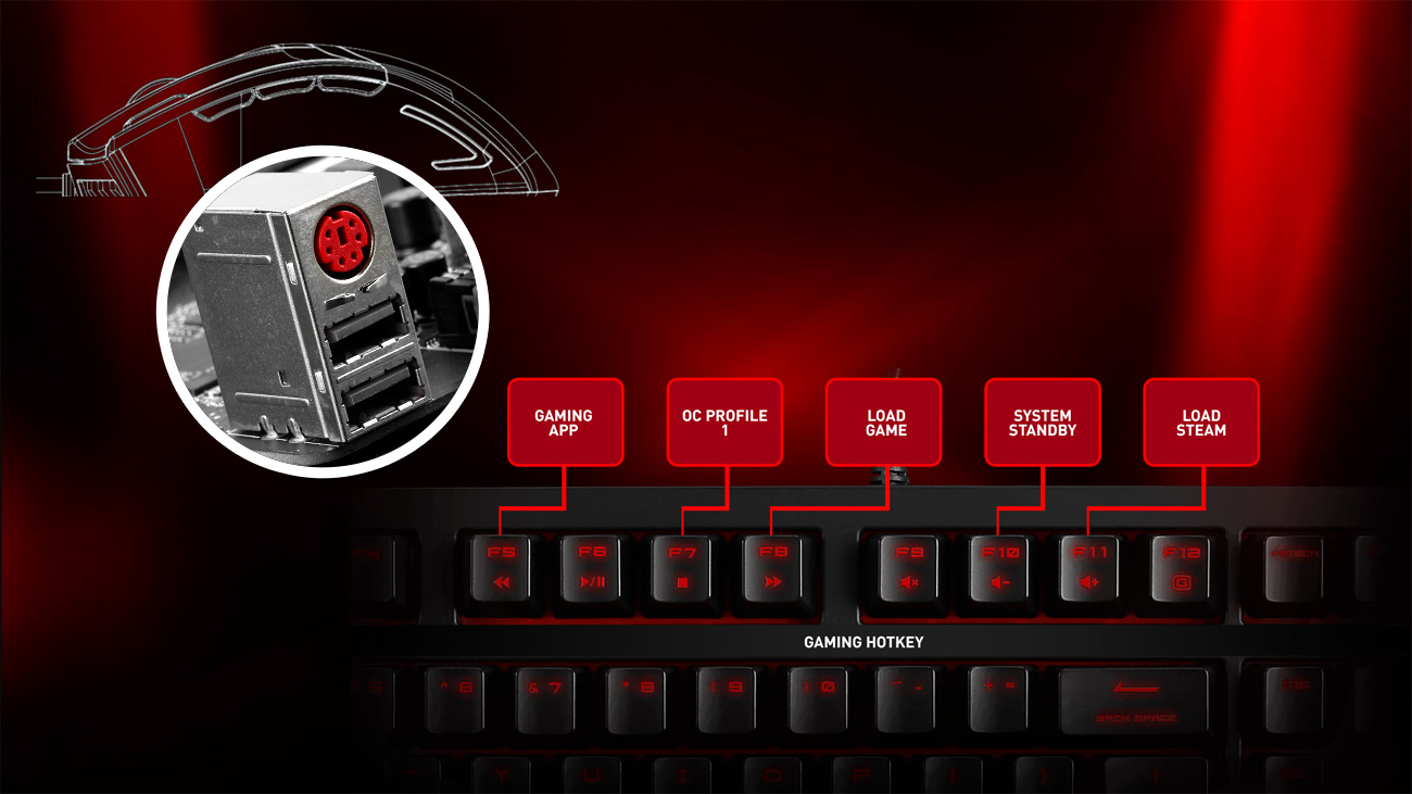 MSI B150M BAZOOKA Funkcje dla graczy