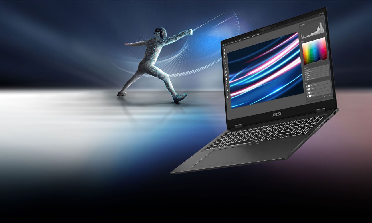 MSI Prestige 16 AI wygląd