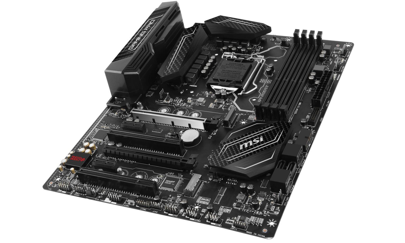 Płyta główna MSI B250 GAMING PRO CARBON Widok z przodu