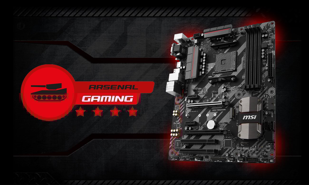 MSI B350 TOMAHAWK Arsenal Gaming