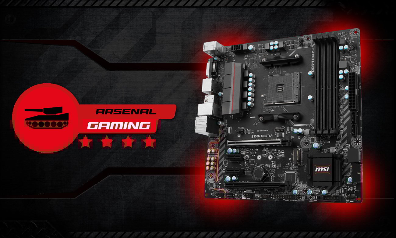 MSI B350M MORTAR Arsenal Gaming