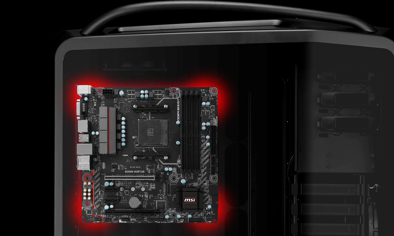 MSI B350M MORTAR Mystic Light
