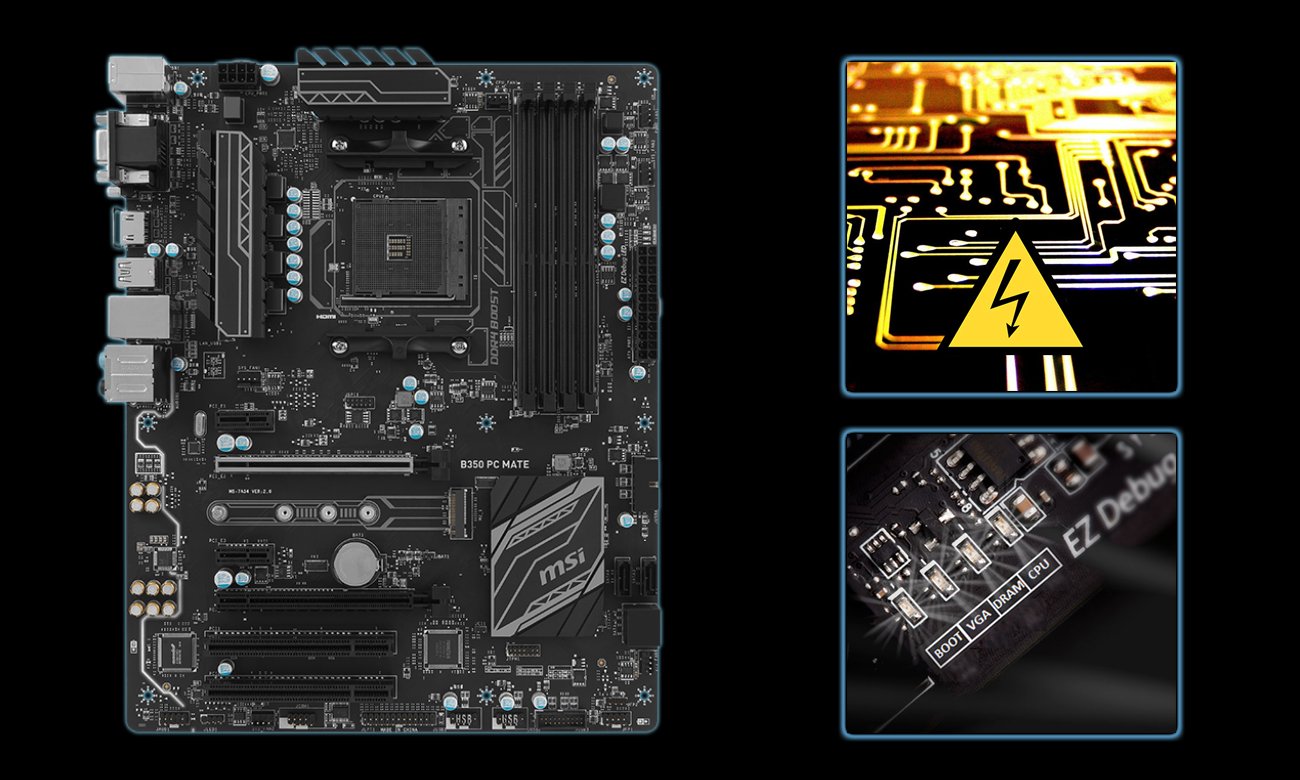 MSI B350 PC MATE Dostrajanie systemu