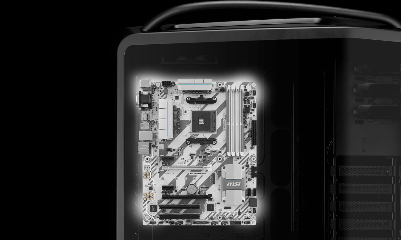MSI B350 TOMAHAWK ARCTIC Mystic Light Sync