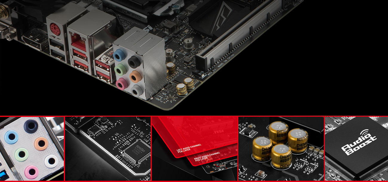 MSI B360I GAMING PRO AC System Audio Boost
