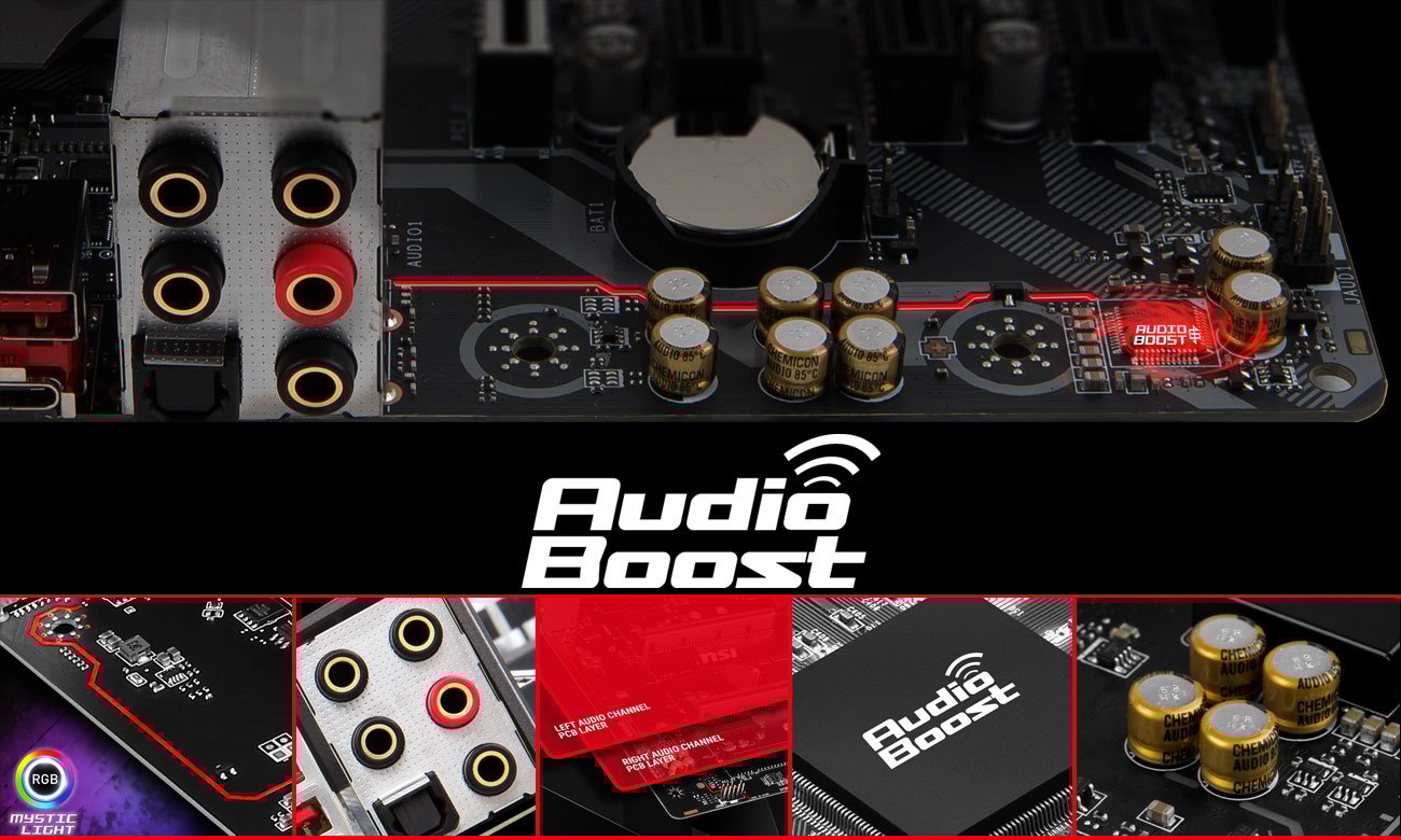 MSI B360M MORTAR System Audio Boost