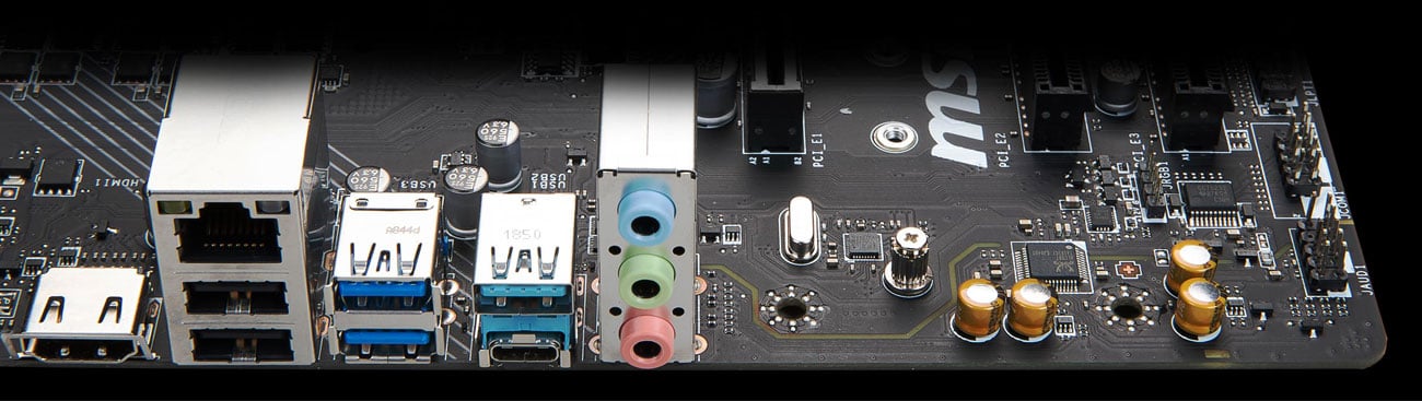 MSI B365M PRO-VDH - Układ audio