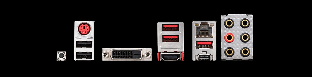 MSI B450 TOMAHAWK MAX II - Złącza